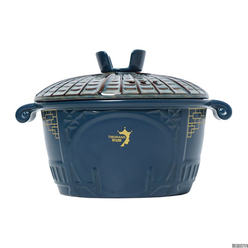 帝伯朗砂锅炖锅陶瓷5D浮雕深炖锅