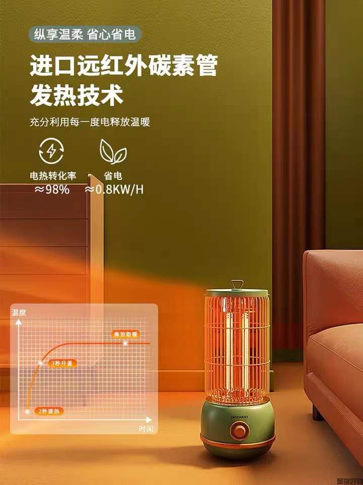 韩国大宇鸟笼取暖器BH01/BH03小太阳烤火炉电暖气